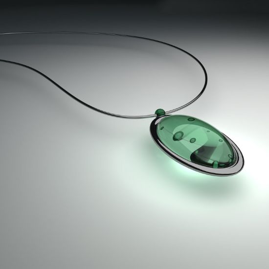Afbeeldingen van Elegant Gemstone Necklace (rental)