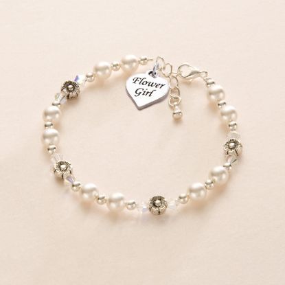 Afbeeldingen van Flower Girl Bracelet